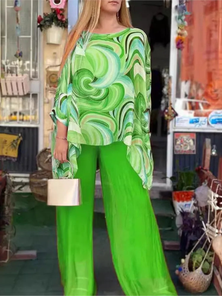 conjunto feminino verde