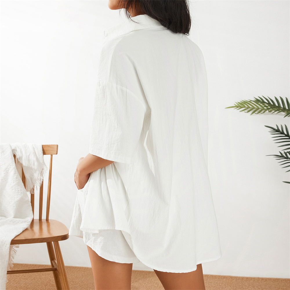 Conjunto Feminino Blusa de Meia Manga Shorts - Jasmine Camacho