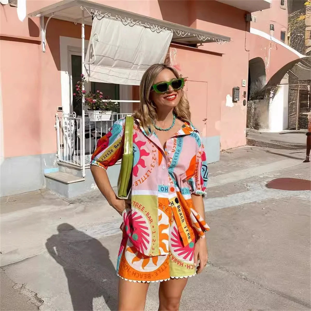 conjunto feminino estampa digital