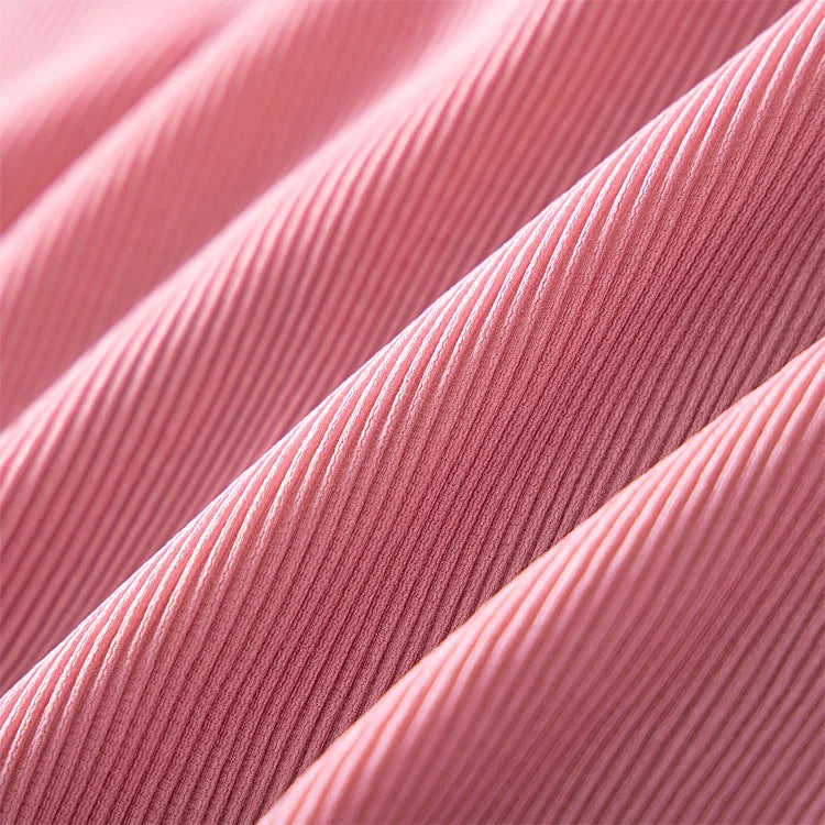 YUDX Pleated Half High Neck Profile Black T-shirts Women 2024 Summer Korean Fashion Causal Tops Designer Aesthetic Clothing