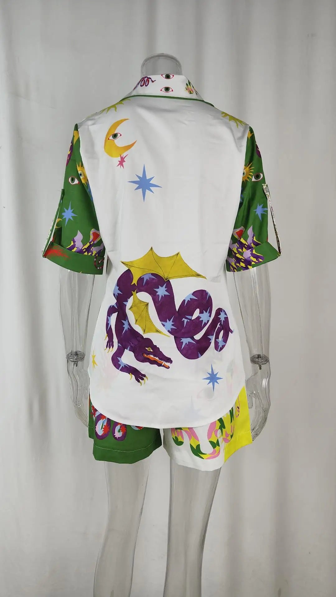 Conjunto Feminino de  Short e Camisa com Estampa Digital - Becky G