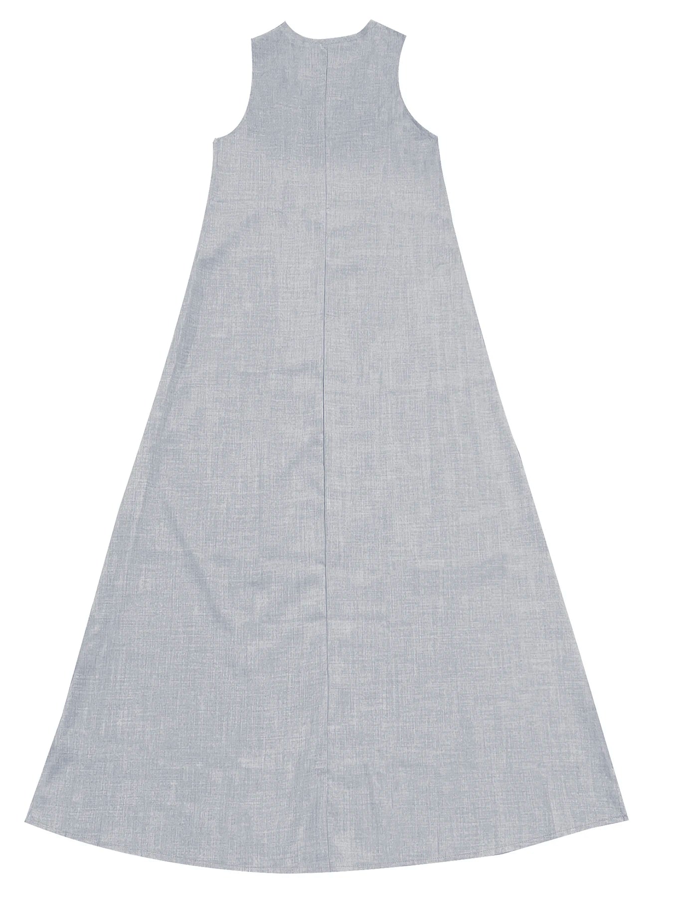 Plus size European Beach Dress Casual Tank Top Soft Material V-Neck Loose Style Medium Length Dress