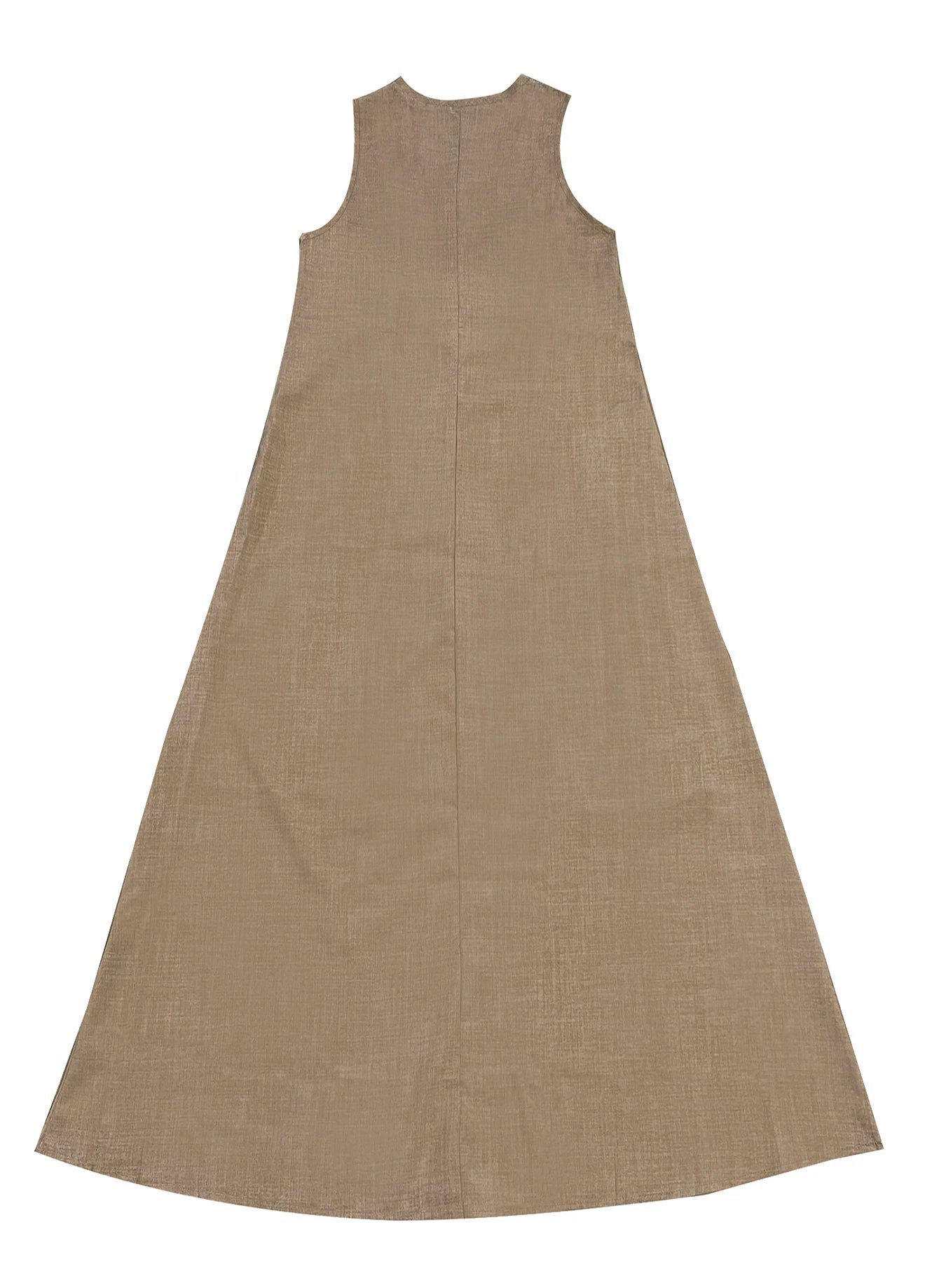 Plus size European Beach Dress Casual Tank Top Soft Material V-Neck Loose Style Medium Length Dress