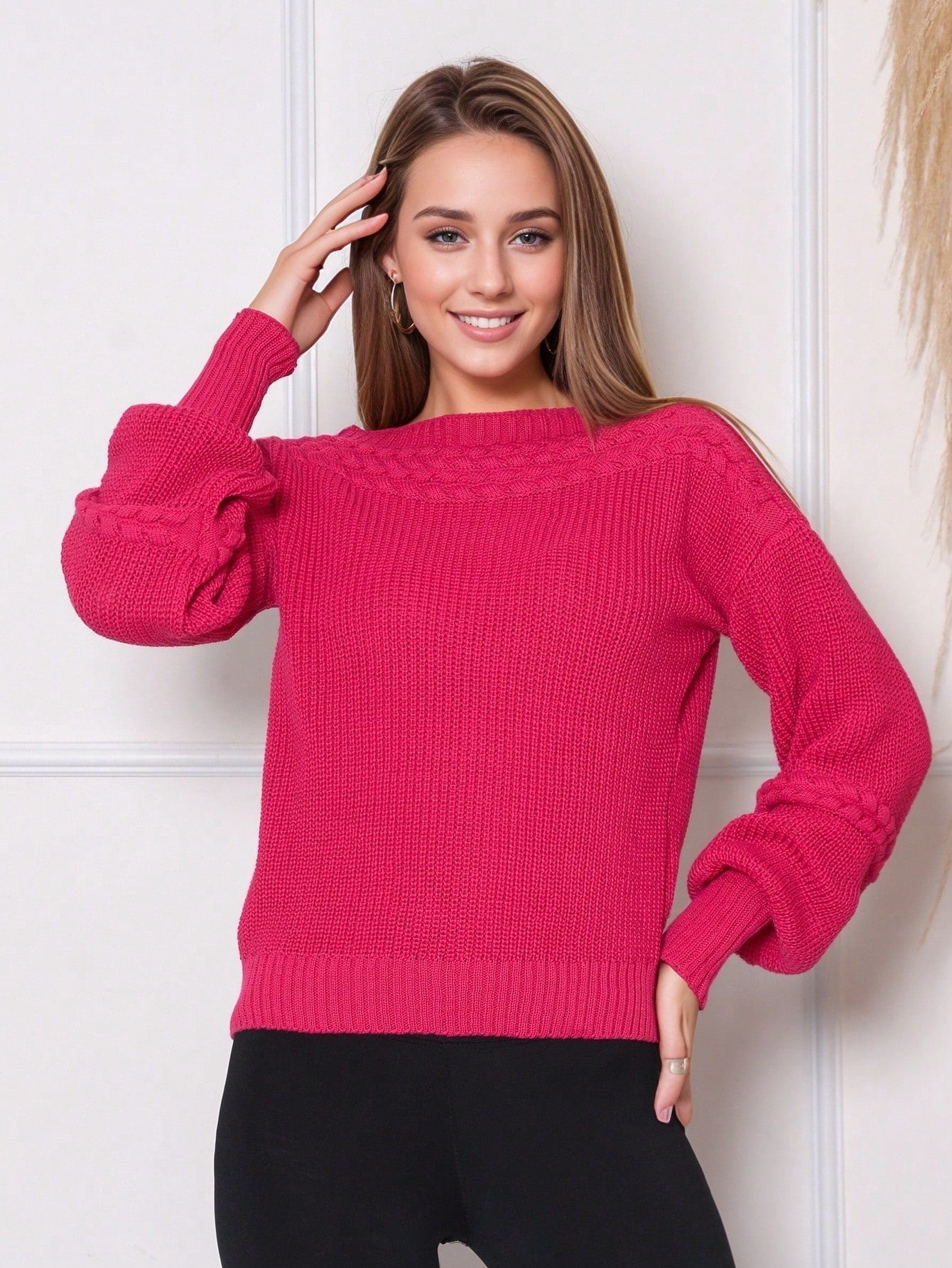 Vendedor Indicado
steve store moda feminina trico blusa manga longa com tranca moda outono e inverno