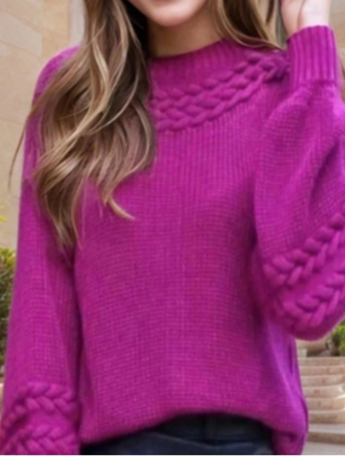 Vendedor Indicado
steve store moda feminina trico blusa manga longa com tranca moda outono e inverno