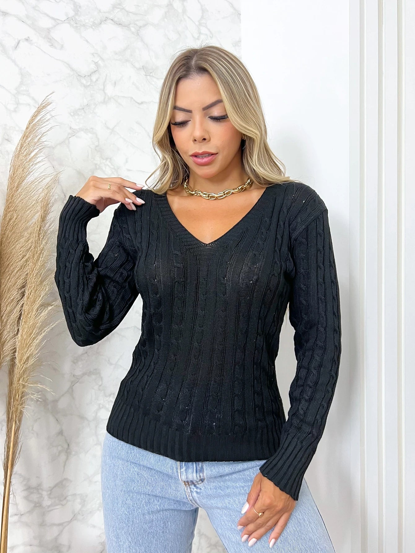 trico bulusa moletom tricot feminina novo2023
