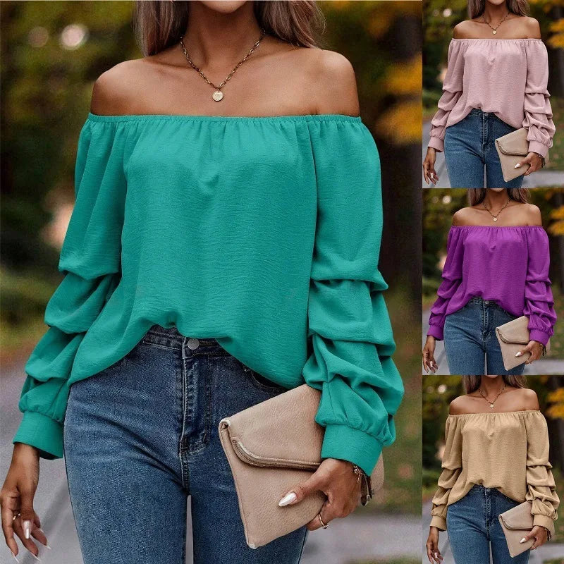 Blusa Feminina Ombro a Ombro Elegante - Valery