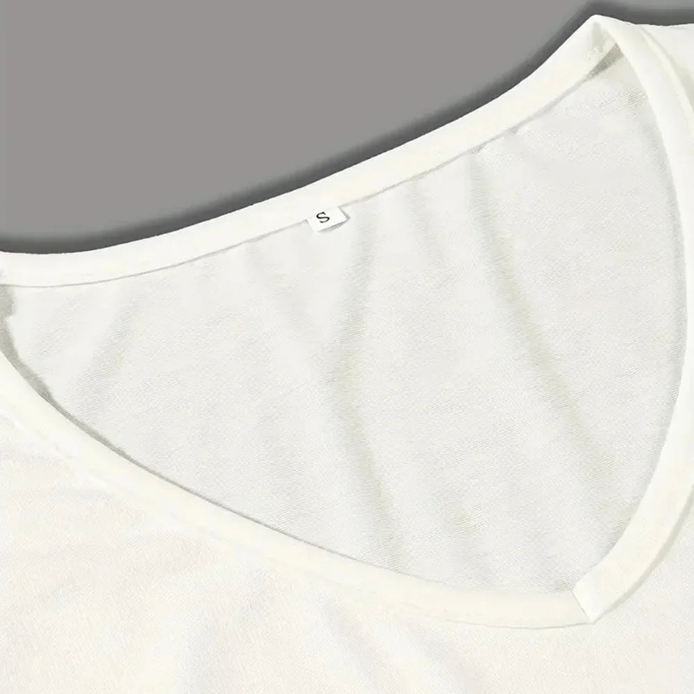 Blusa Feminina Regata Decote em V - Eiza González