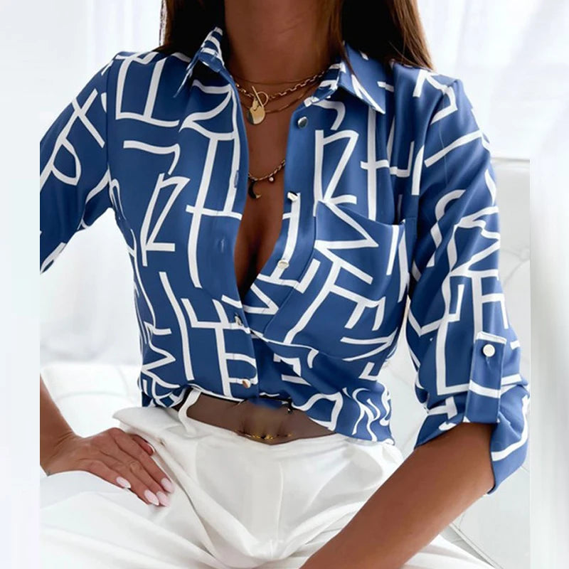 Blusa Feminina Slim com Lapela – Eva Longoria