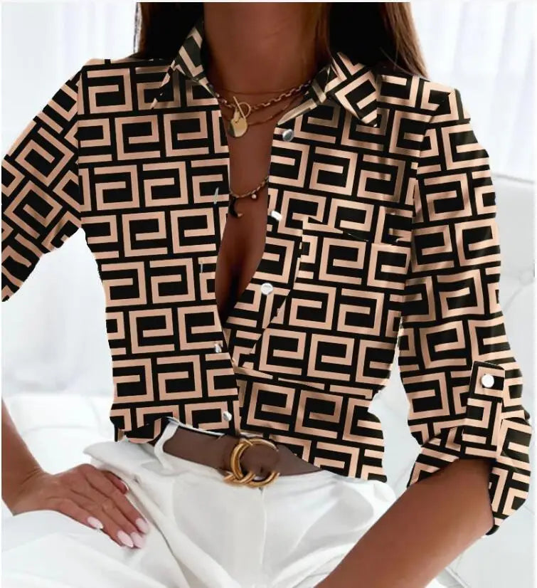 Blusa Feminina Slim com Lapela – Eva Longoria