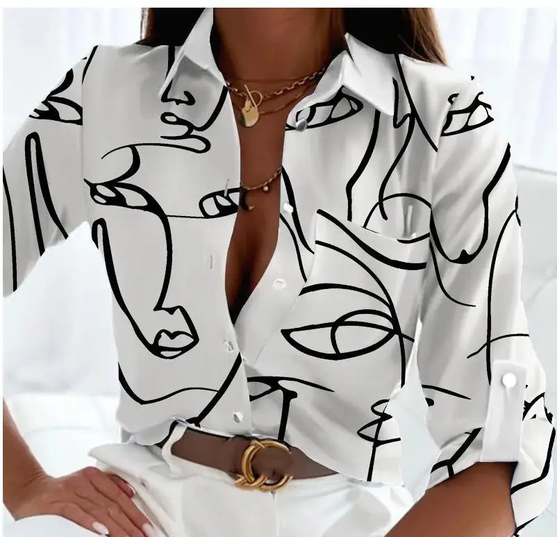 Blusa Feminina Slim com Lapela – Eva Longoria