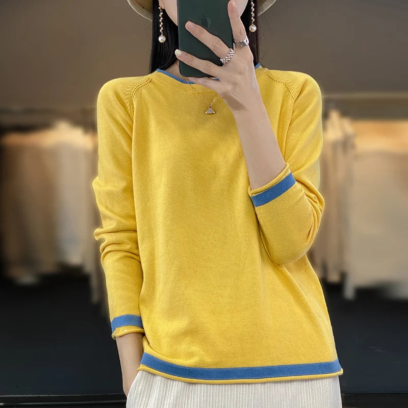 Blusa Feminina Suéter de Malha Tricot - Adeline 