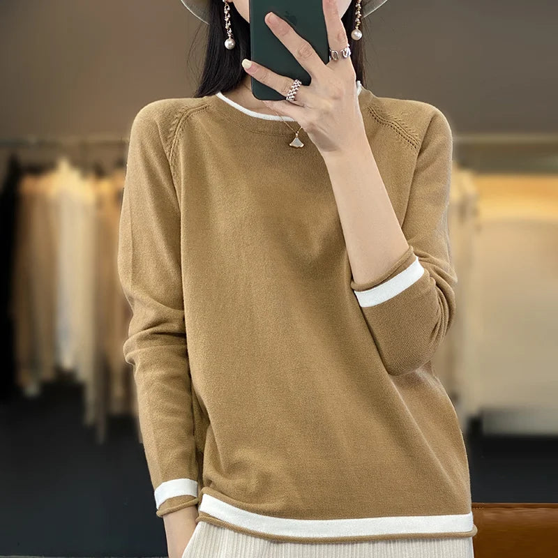 Blusa Feminina Suéter de Malha Tricot - Adeline 