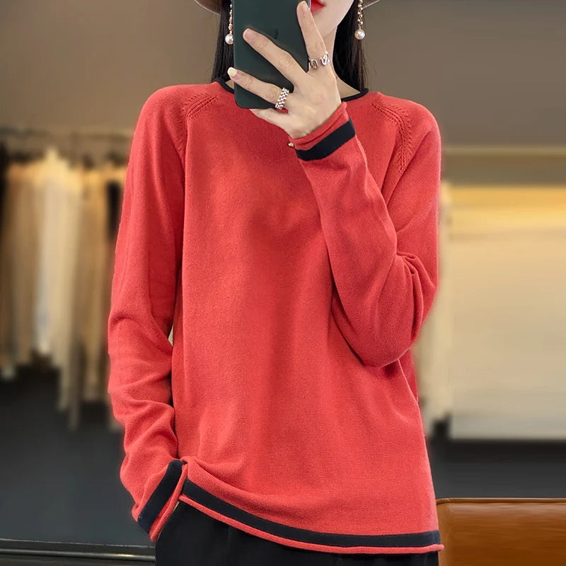 Blusa Feminina Suéter de Malha Tricot - Adeline 