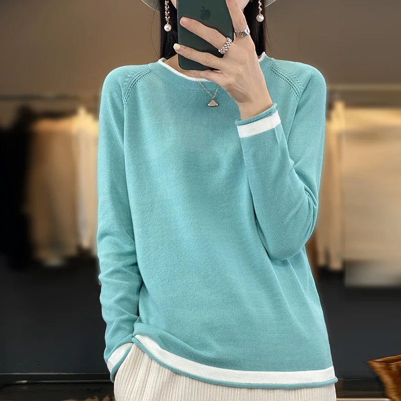 Blusa Feminina Suéter de Malha Tricot - Adeline 