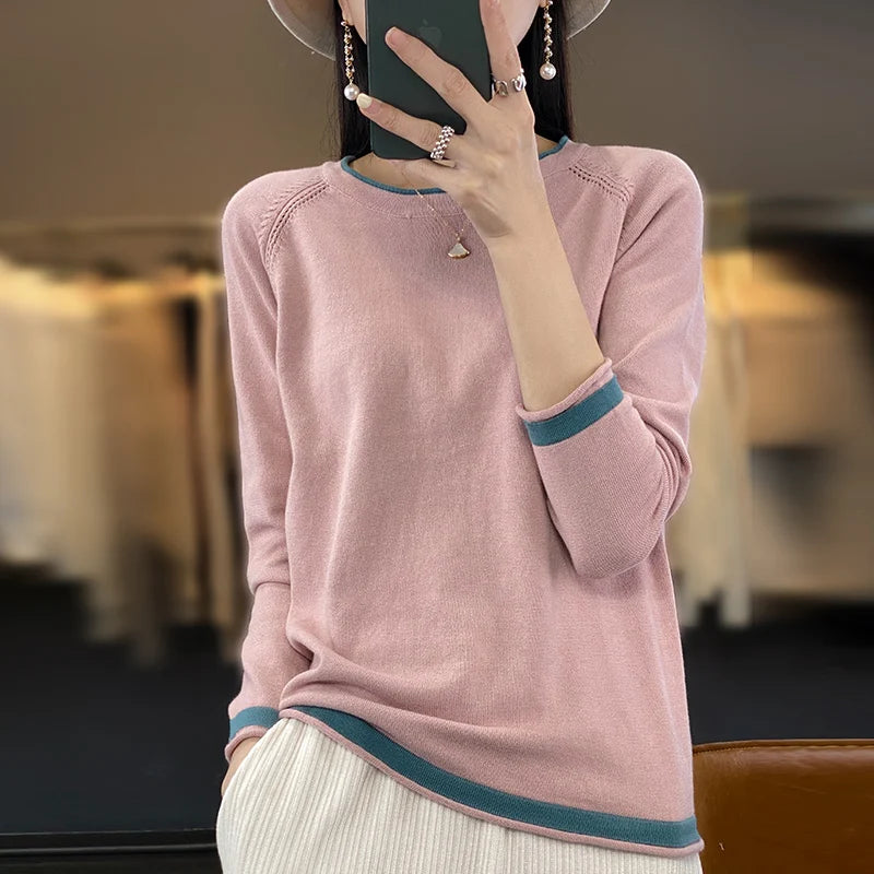 Blusa Feminina Suéter de Malha Tricot - Adeline 