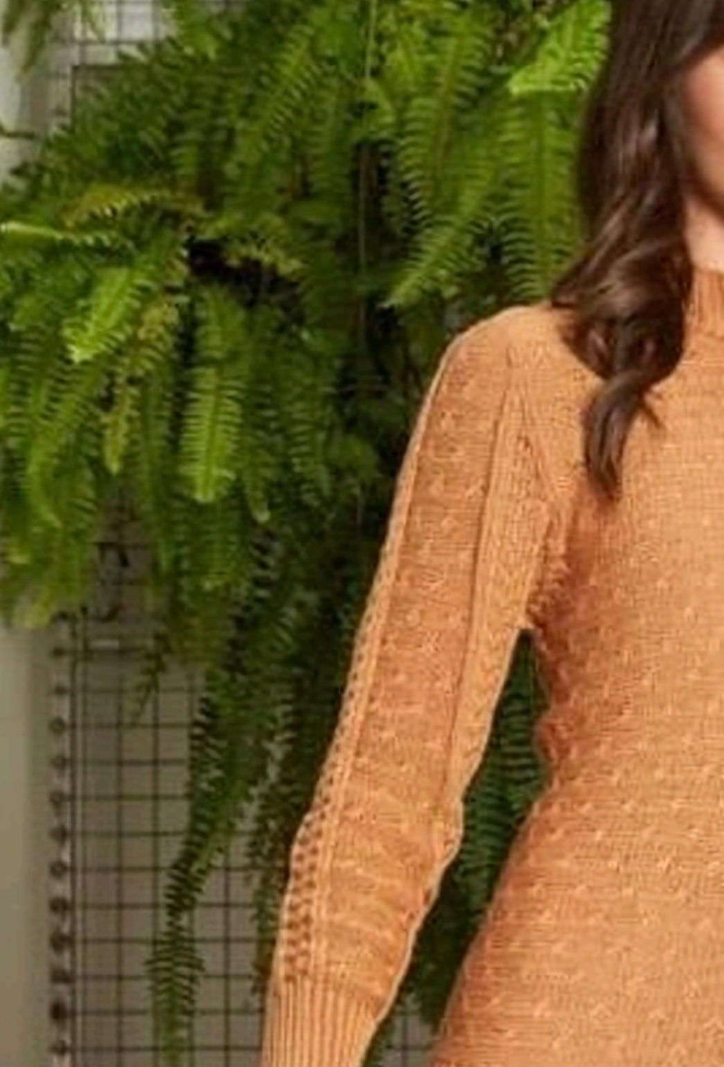 Blusa Feminina Tricot Malha Grossa Quente Relevo Detalhada Coleção Inverno - Ana