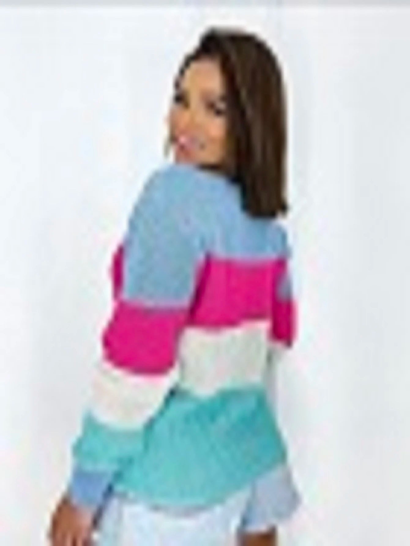 Vendedor Indicado
Blusa Tricot Com Manga Longa Colorida Listrada Moda Blogueira Inverno 2023