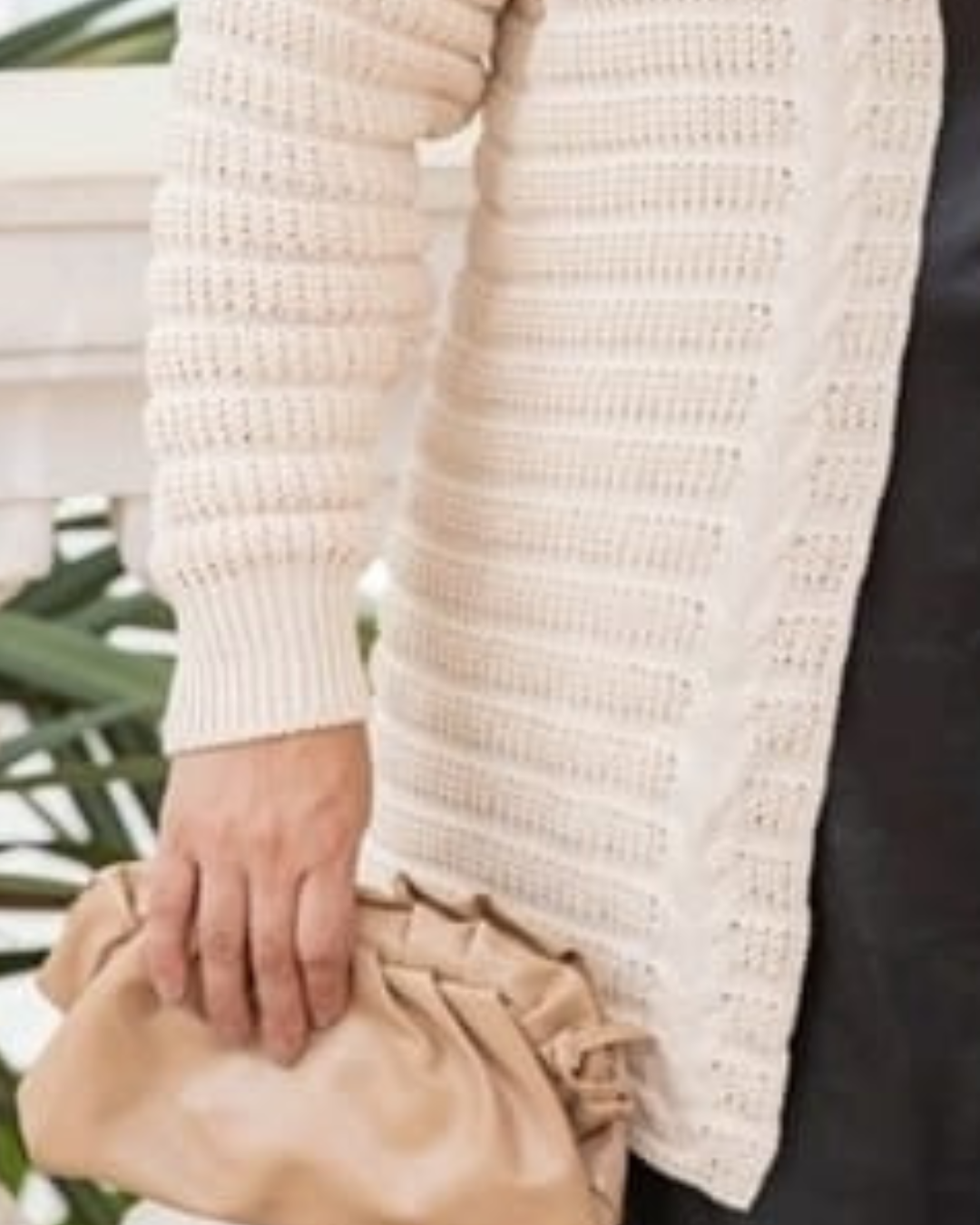 Casaco Longo Feminino Tricot Malha Quente Coleção Inverno Suéter Colete Cumprido - Evelyn