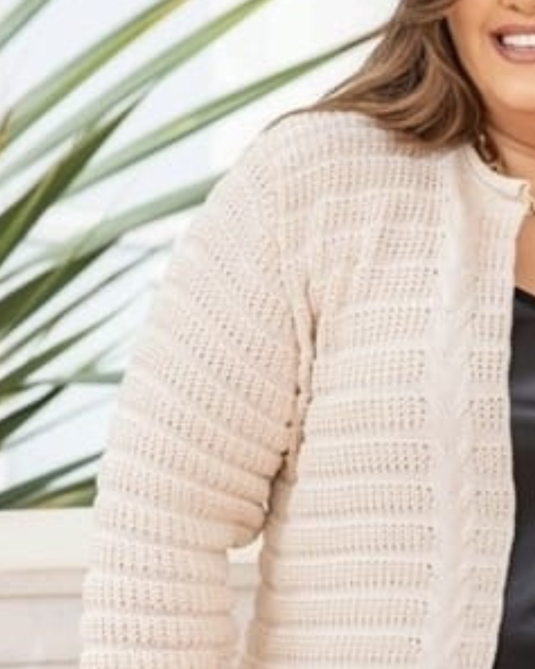 Casaco Longo Feminino Tricot Malha Quente Coleção Inverno Suéter Colete Cumprido - Evelyn
