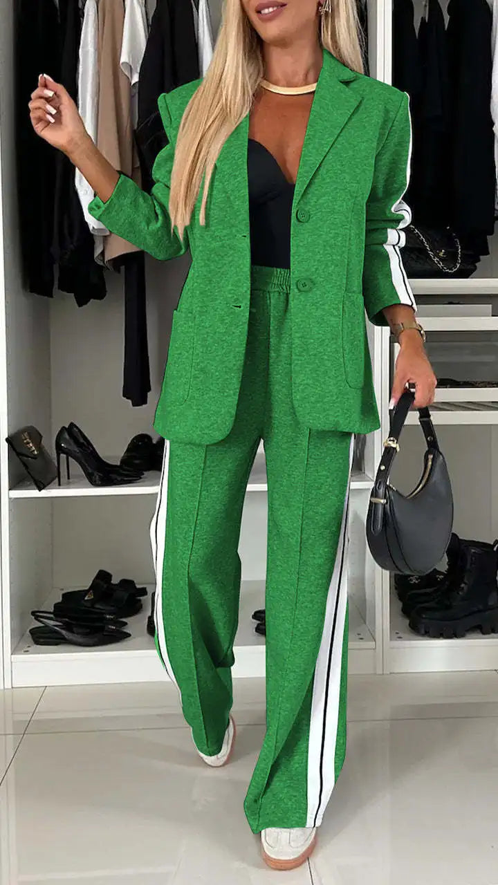Conjunto Feminino Blazer e Calça Esportivo Terno - Irene