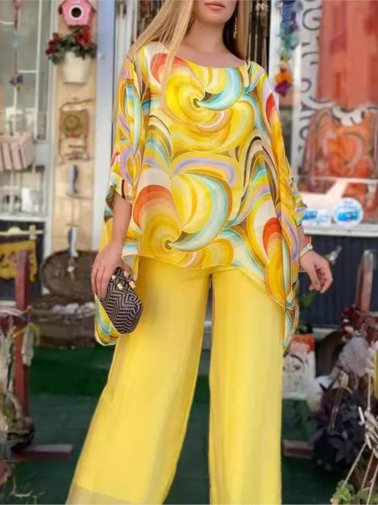 conjunto feminino amarelo