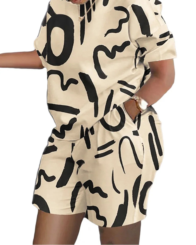 conjunto feminino estampa digital