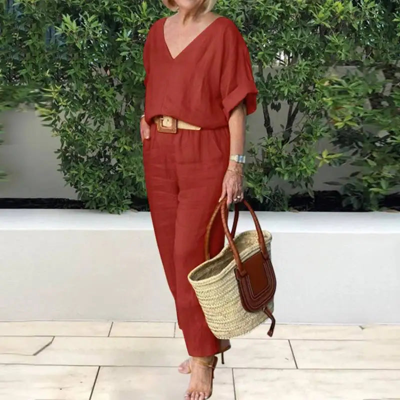Conjunto Feminino Blusa e Calça - Maria Bethânia