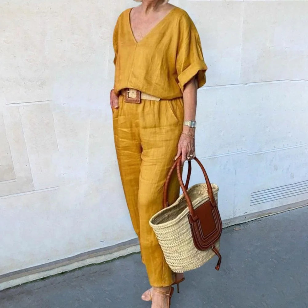 Conjunto Feminino Blusa e Calça - Maria Bethânia
