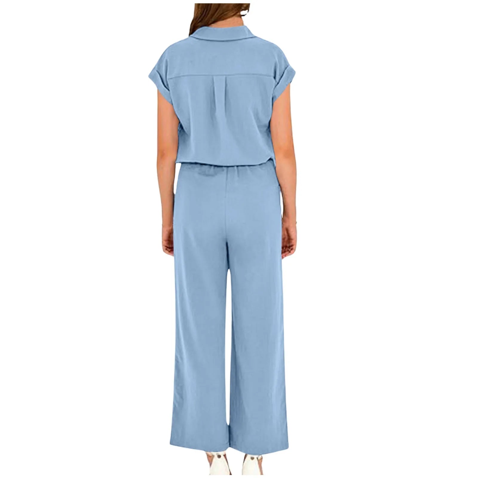 Conjunto Feminino Camisa e Calça Elegante Casual - Marcia