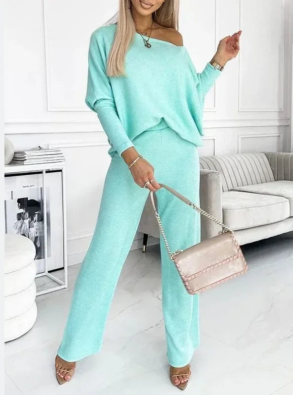 Conjunto Feminino Casual Blusa e Calça - Lilian
