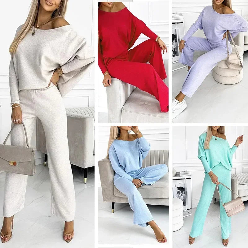 Conjunto Feminino Casual Blusa e Calça - Lilian