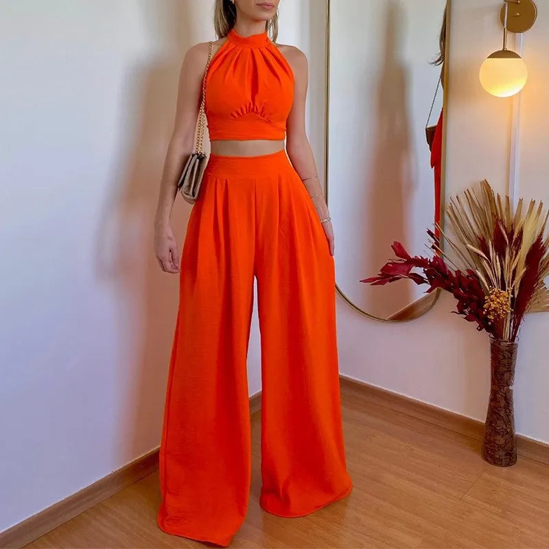 conjunto feminino laranja
