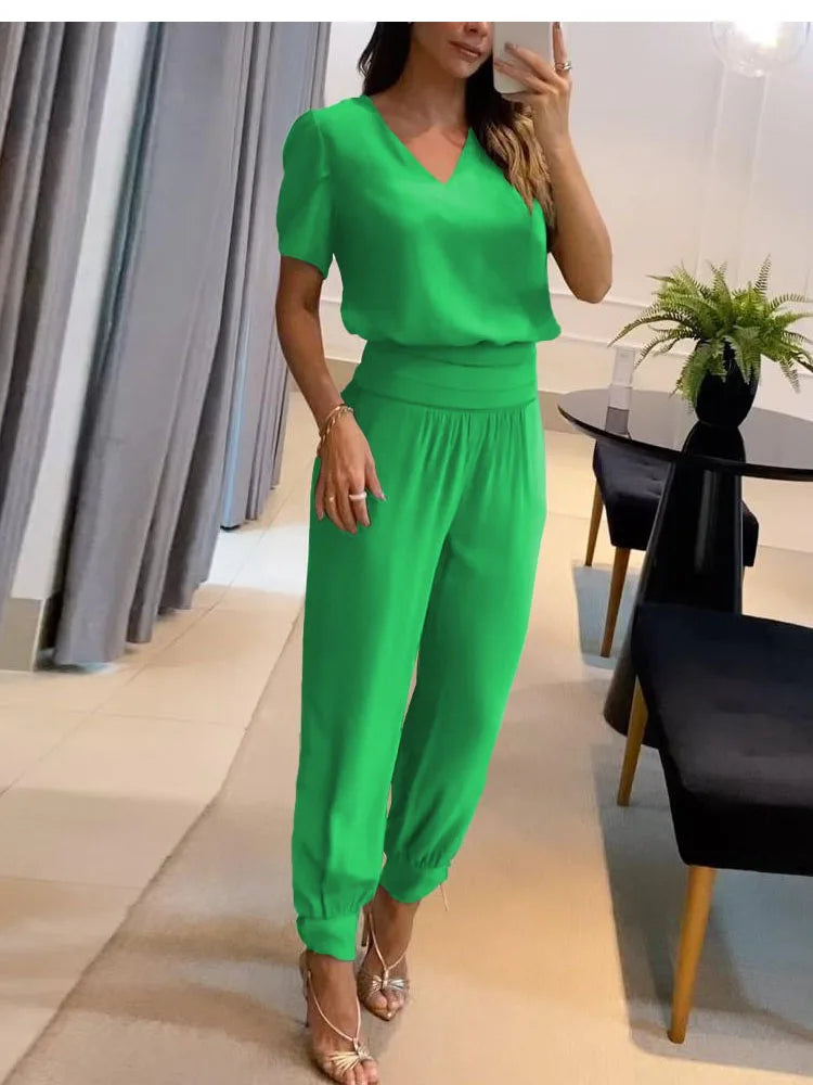 conjunto feminino verde