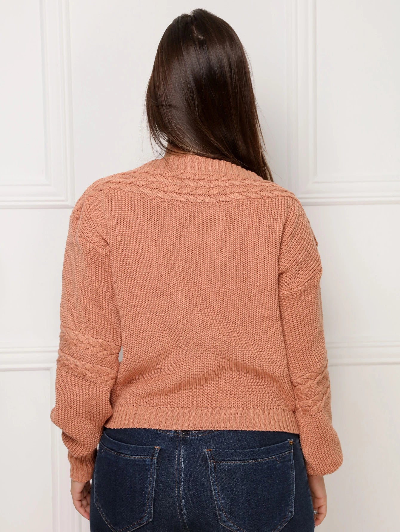 Vendedor Indicado
steve store moda feminina trico blusa manga longa com tranca moda outono e inverno