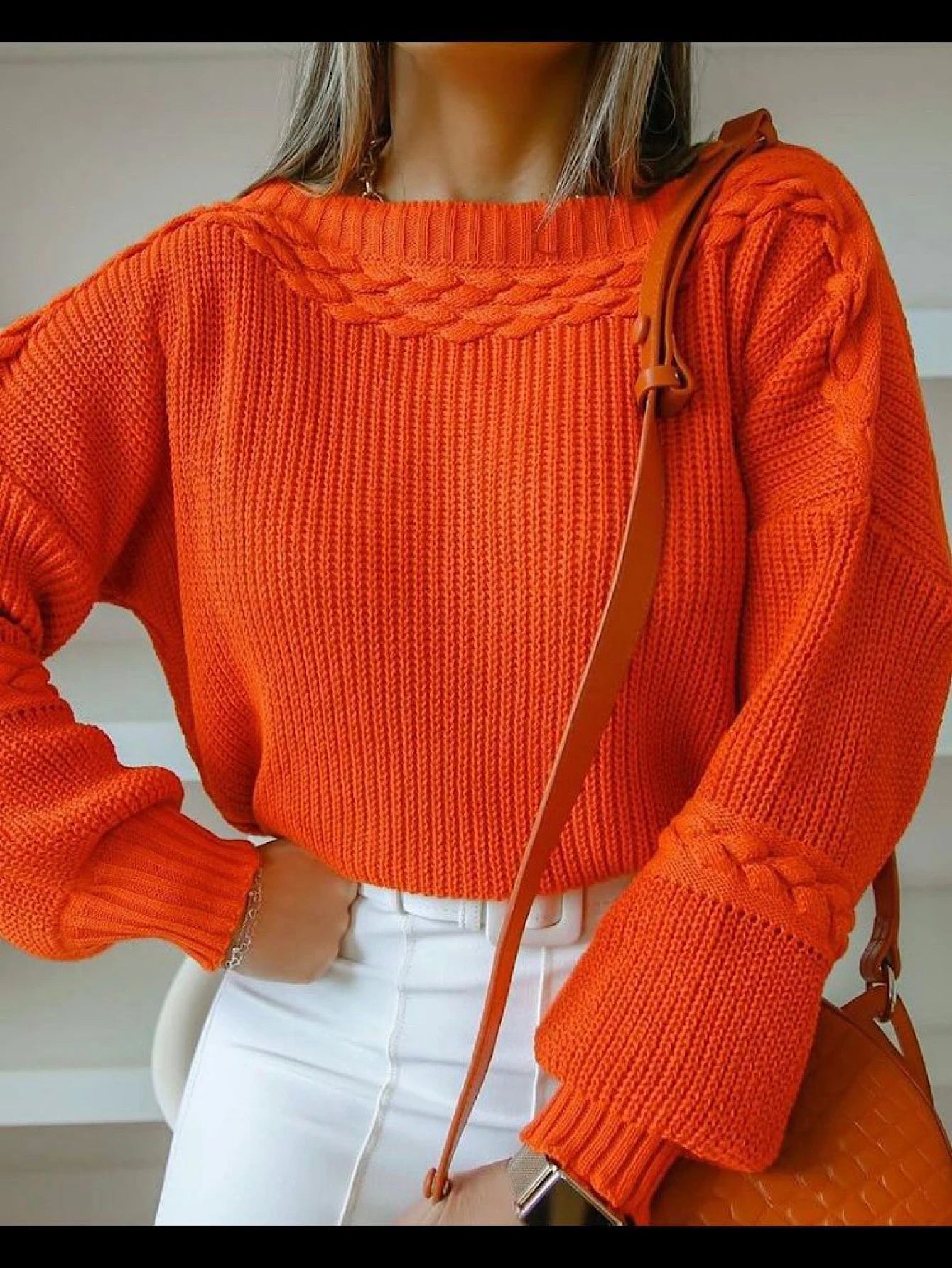 Vendedor Indicado
steve store moda feminina trico blusa manga longa com tranca moda outono e inverno