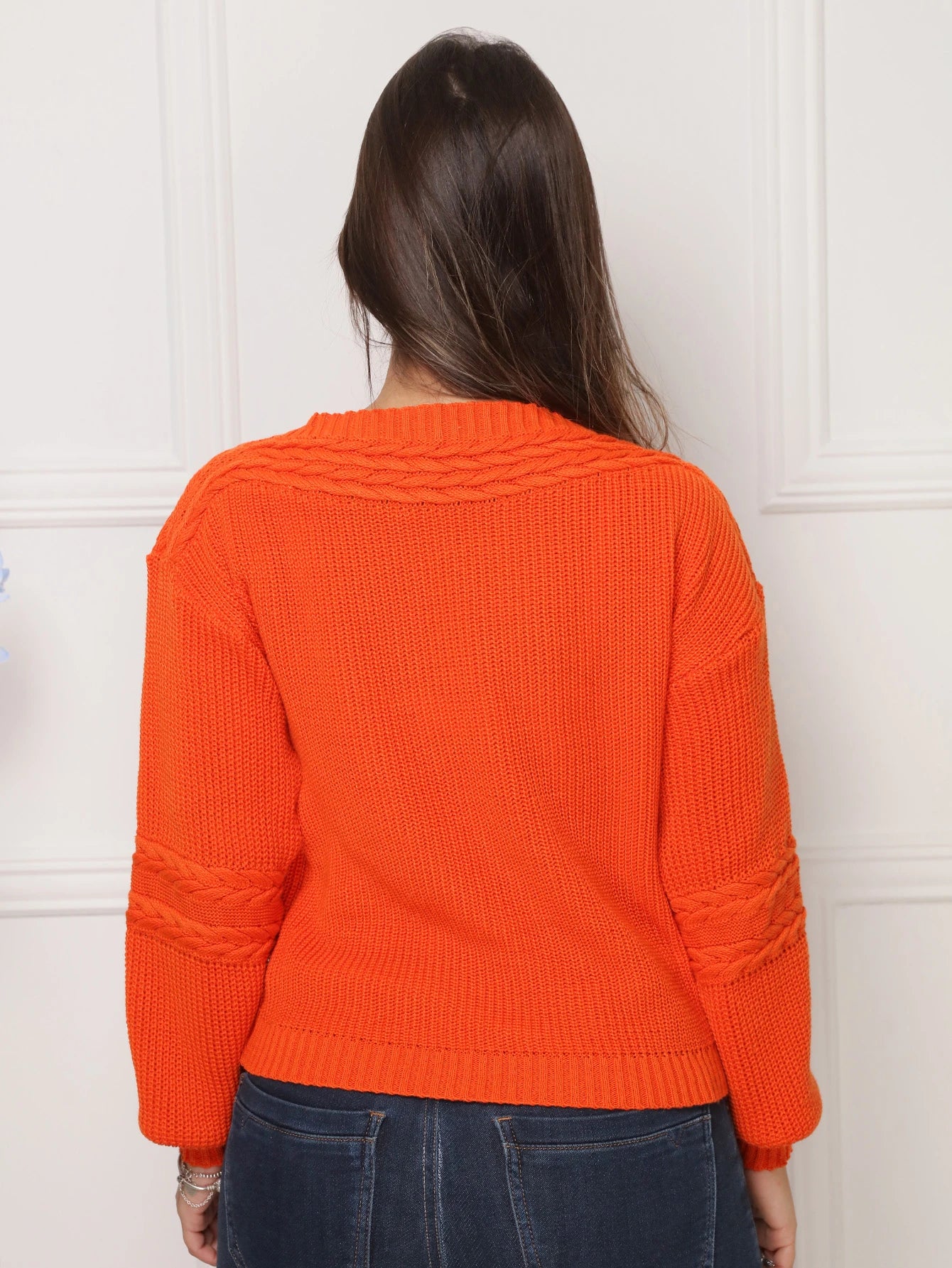 Vendedor Indicado
steve store moda feminina trico blusa manga longa com tranca moda outono e inverno