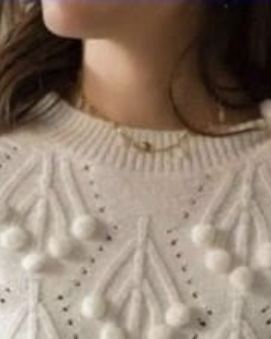 Suéter Feminino Tricot Coleção Inverno Malha Quente Desenhada Textura - Alice