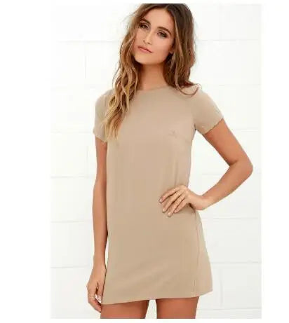 Vestido Curto Feminino Básico Casual Bodycon - Larissa 