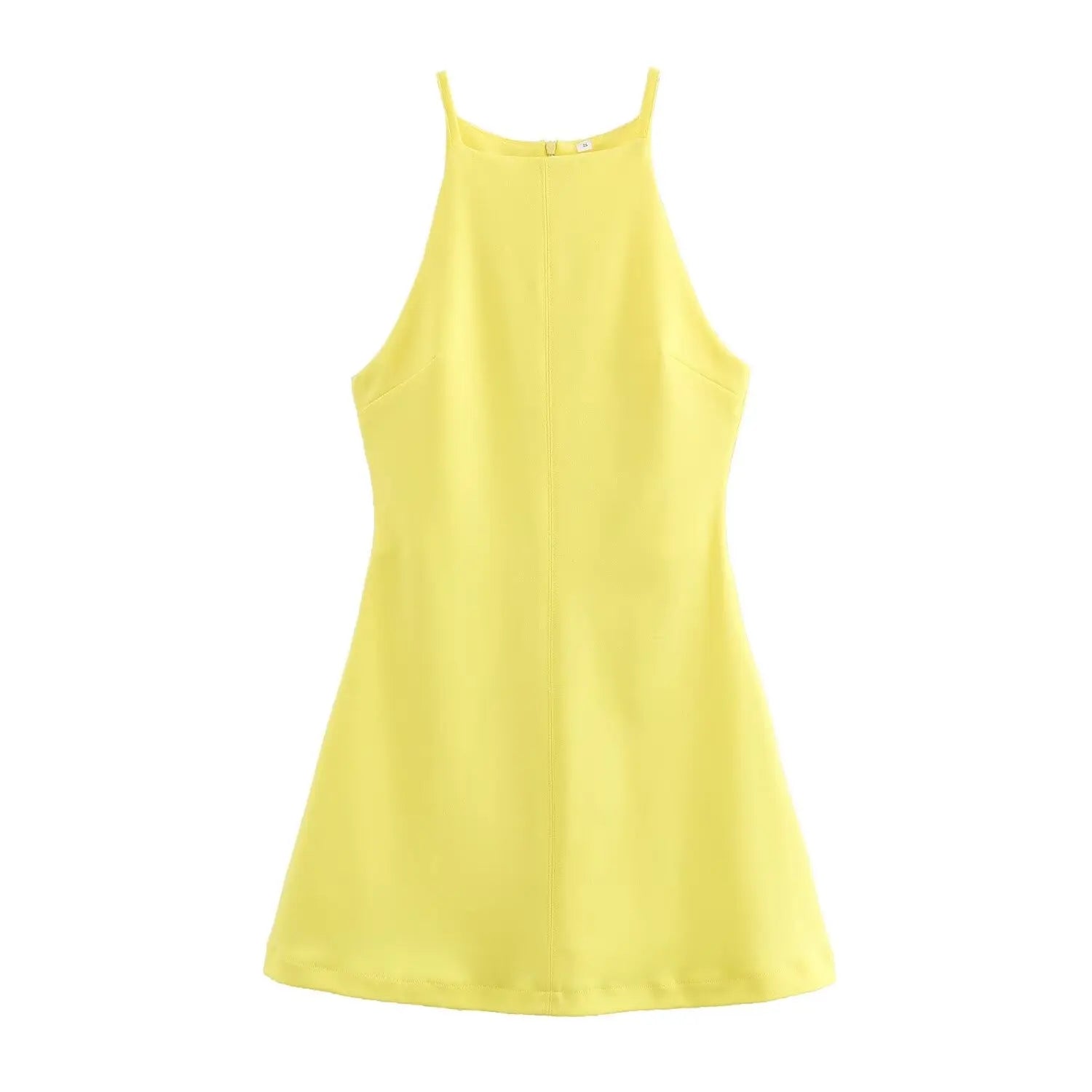 Vestido Curto Feminino Estilo Slim Cor Manteiga - Camila