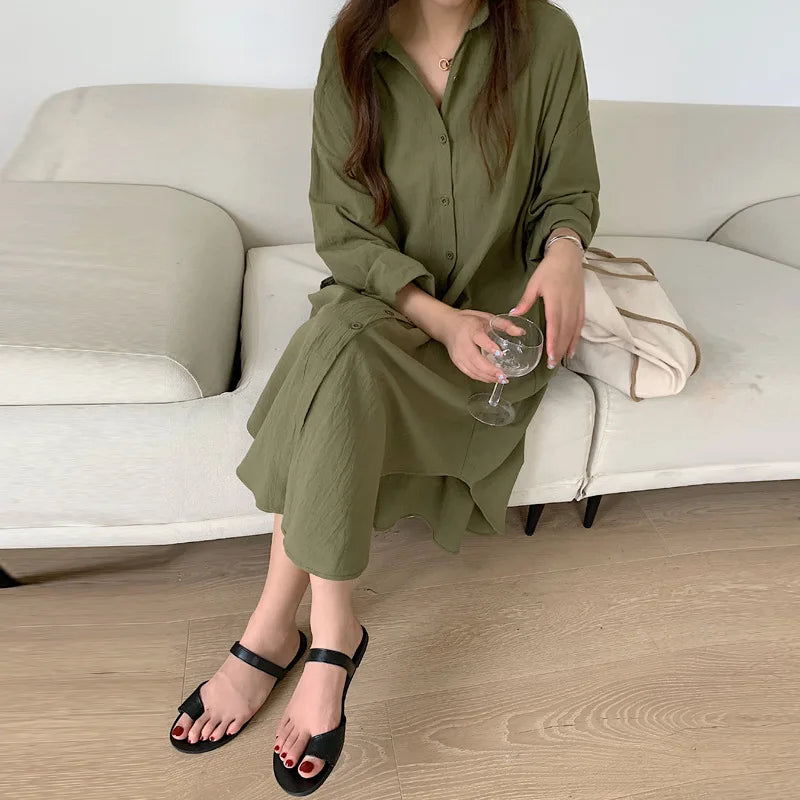 Vestido longo verde