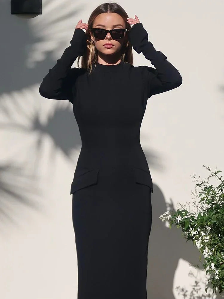 Vestido Longo Feminino Casual e Elegante - Lygia