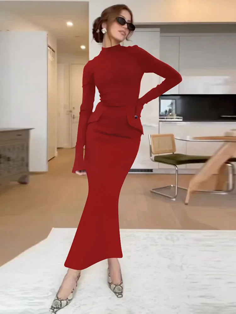 Vestido Longo Feminino Casual e Elegante - Lygia