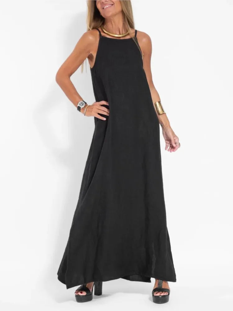 Vestido Longo Feminino Sexy Elegante Tamanhos Grandes - Paola