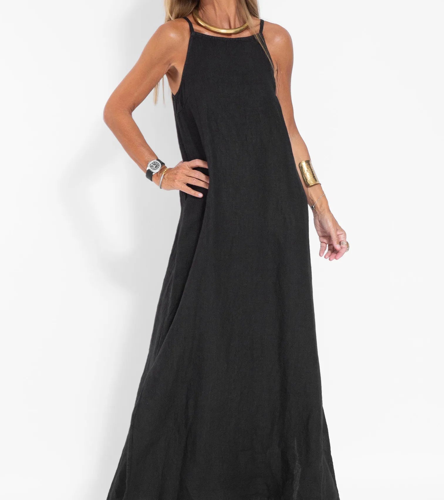 Vestido Longo Feminino Sexy Elegante Tamanhos Grandes - Paola