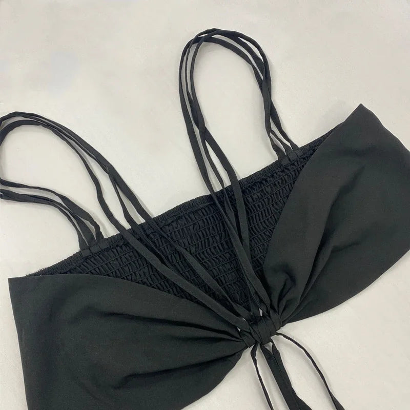 Vestido Longo Preto Bustier 
